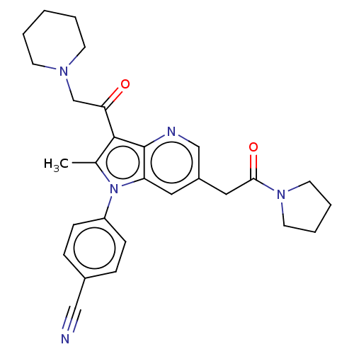 Chemical structure of BindingDB Monomer ID 536606