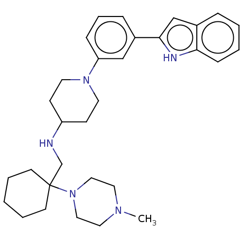 Chemical structure of BindingDB Monomer ID 536821