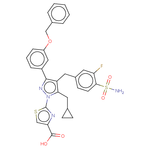 Chemical structure of BindingDB Monomer ID 537017