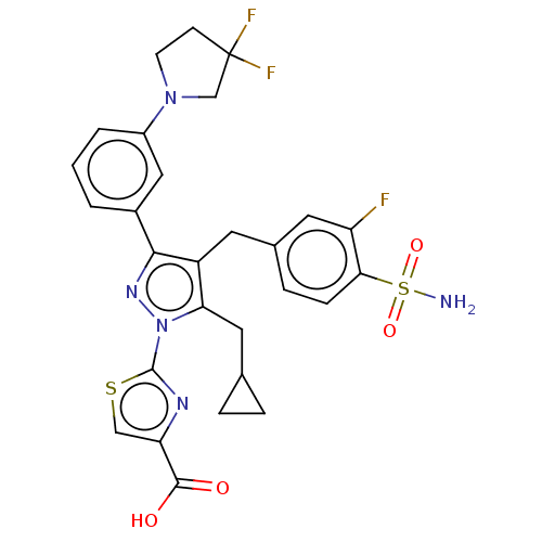 Chemical structure of BindingDB Monomer ID 537072