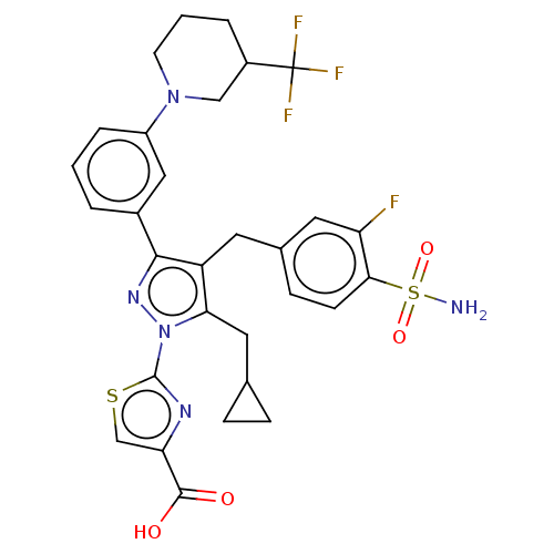 Chemical structure of BindingDB Monomer ID 537073