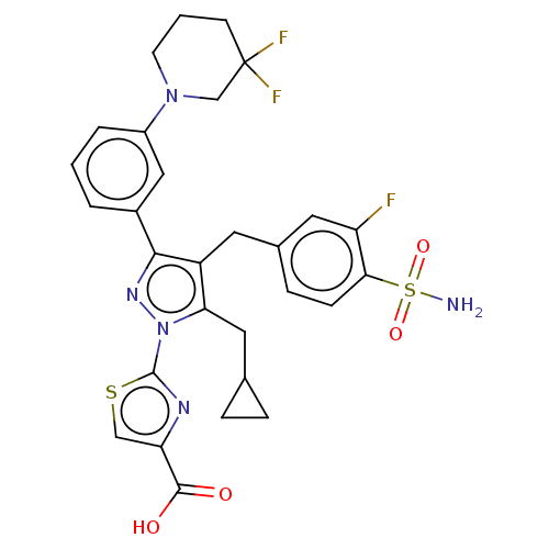 Chemical structure of BindingDB Monomer ID 537074