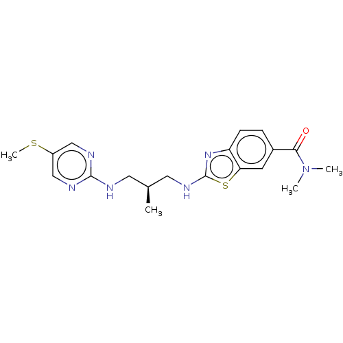 Chemical structure of BindingDB Monomer ID 537696