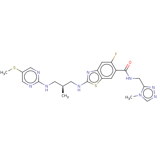 Chemical structure of BindingDB Monomer ID 537816