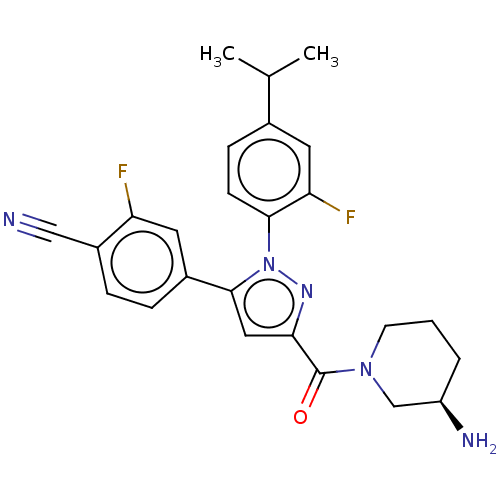 Chemical structure of BindingDB Monomer ID 539169
