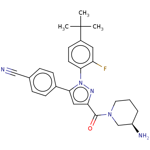 Chemical structure of BindingDB Monomer ID 539173