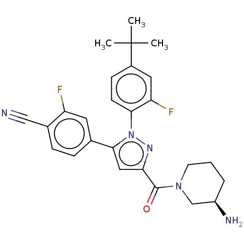 Chemical structure of BindingDB Monomer ID 539174