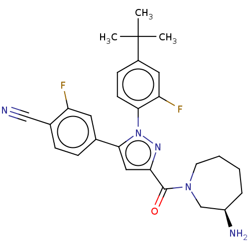 Chemical structure of BindingDB Monomer ID 539175