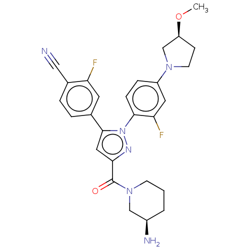 Chemical structure of BindingDB Monomer ID 539196