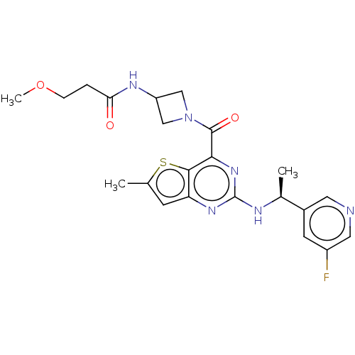 Chemical structure of BindingDB Monomer ID 539734