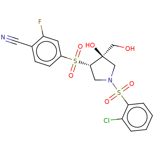 Chemical structure of BindingDB Monomer ID 539873