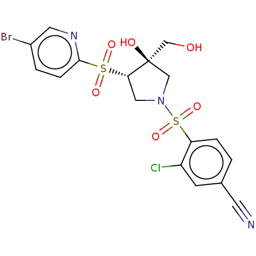 Chemical structure of BindingDB Monomer ID 539975
