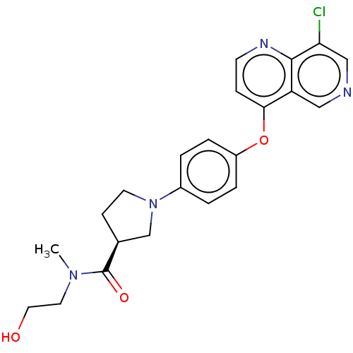 Chemical structure of BindingDB Monomer ID 540063
