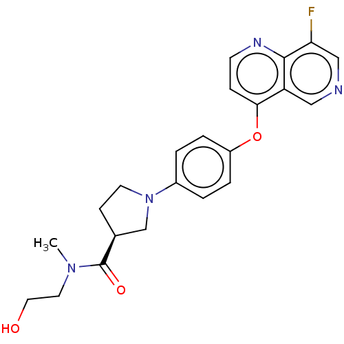 Chemical structure of BindingDB Monomer ID 540070