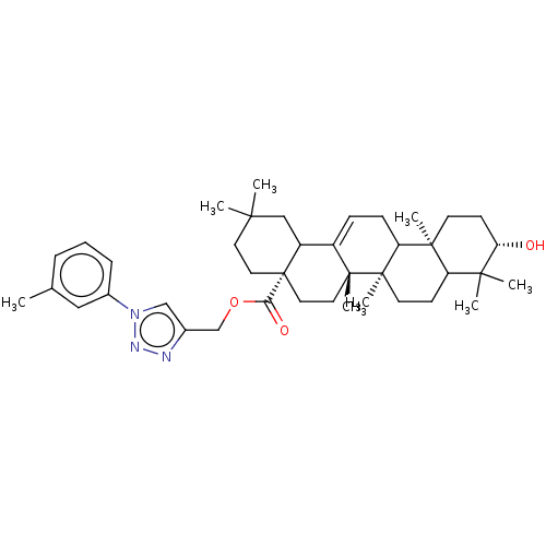 Chemical structure of BindingDB Monomer ID 540821