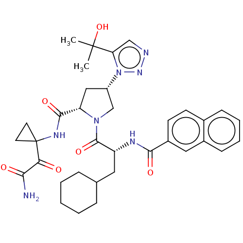 Chemical structure of BindingDB Monomer ID 541354