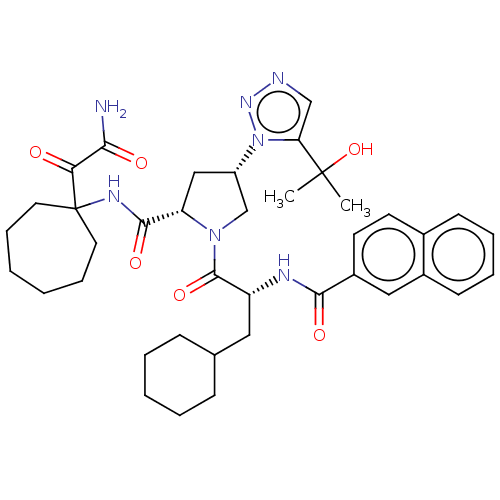 Chemical structure of BindingDB Monomer ID 541357
