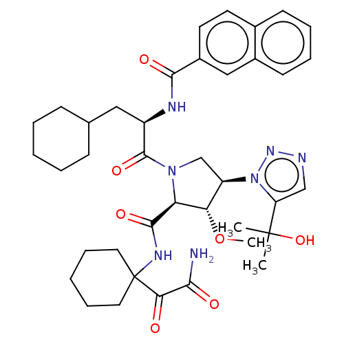 Chemical structure of BindingDB Monomer ID 541361