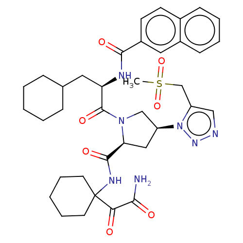Chemical structure of BindingDB Monomer ID 541362