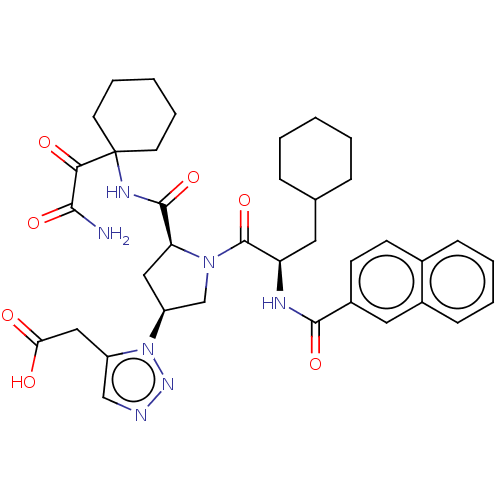 Chemical structure of BindingDB Monomer ID 541364