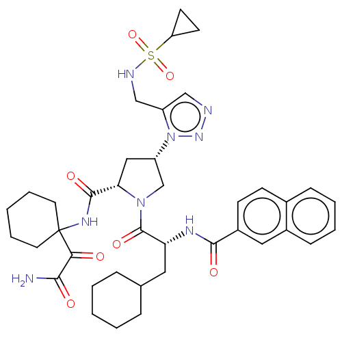 Chemical structure of BindingDB Monomer ID 541365