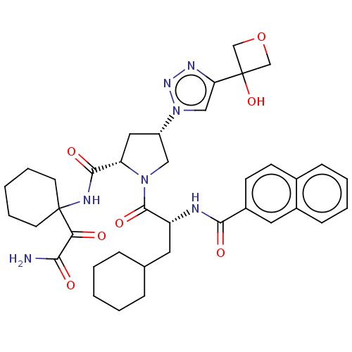 Chemical structure of BindingDB Monomer ID 541370