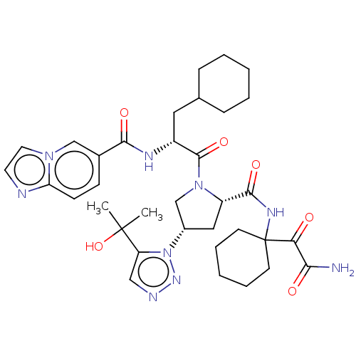Chemical structure of BindingDB Monomer ID 541374