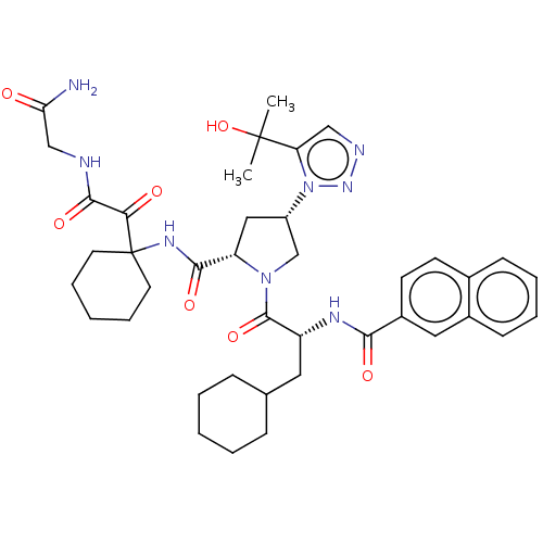 Chemical structure of BindingDB Monomer ID 541383