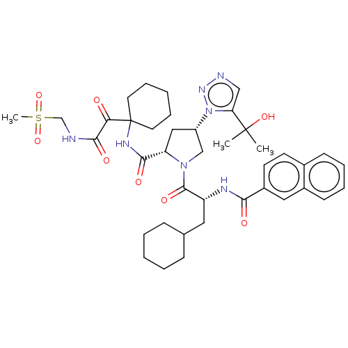 Chemical structure of BindingDB Monomer ID 541384