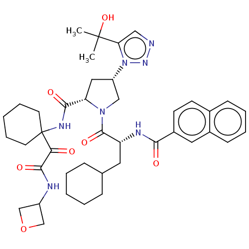 Chemical structure of BindingDB Monomer ID 541386