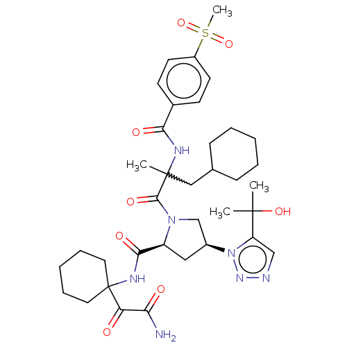 Chemical structure of BindingDB Monomer ID 541390