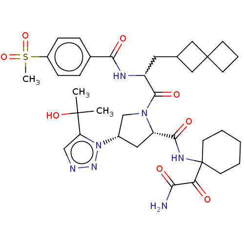 Chemical structure of BindingDB Monomer ID 541391