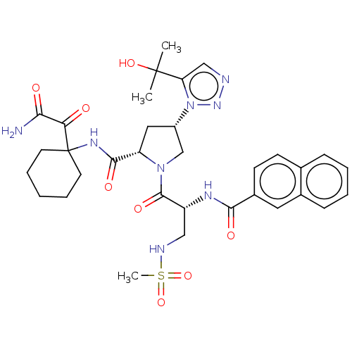 Chemical structure of BindingDB Monomer ID 541394