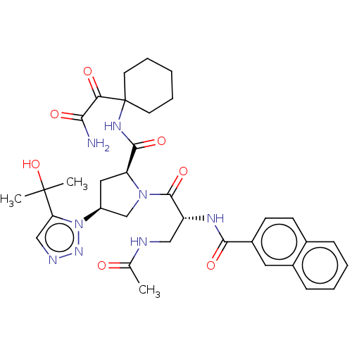 Chemical structure of BindingDB Monomer ID 541395