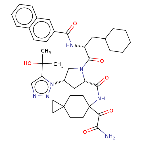 Chemical structure of BindingDB Monomer ID 541400