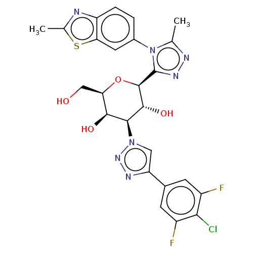 Chemical structure of BindingDB Monomer ID 541664