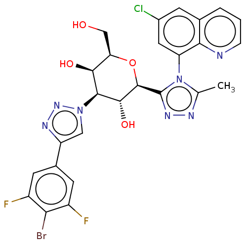 Chemical structure of BindingDB Monomer ID 541674
