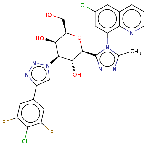 Chemical structure of BindingDB Monomer ID 541675