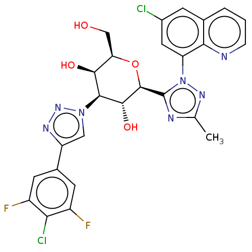 Chemical structure of BindingDB Monomer ID 541681