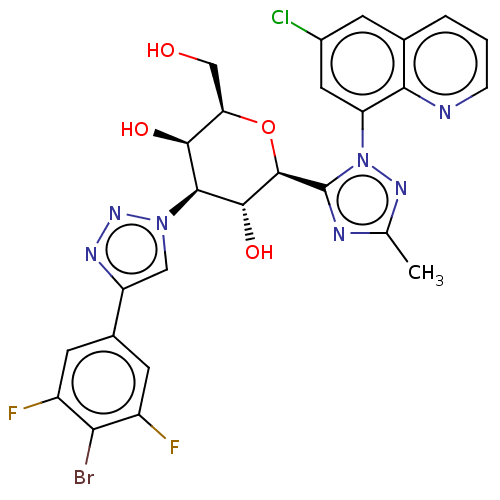 Chemical structure of BindingDB Monomer ID 541684