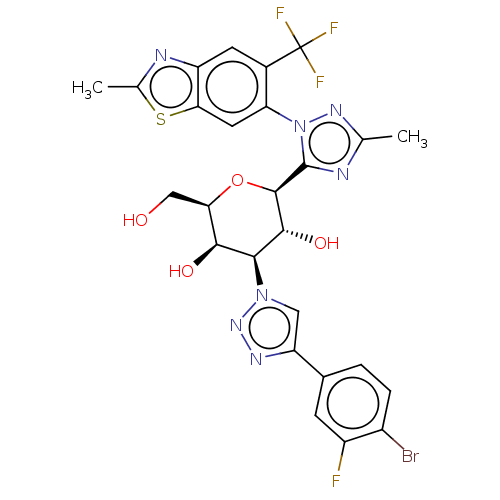 Chemical structure of BindingDB Monomer ID 541701