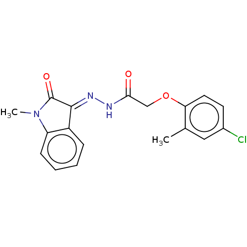 Chemical structure of BindingDB Monomer ID 542082