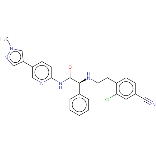Chemical structure of BindingDB Monomer ID 542184