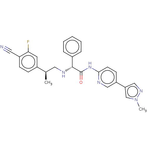 Chemical structure of BindingDB Monomer ID 542280