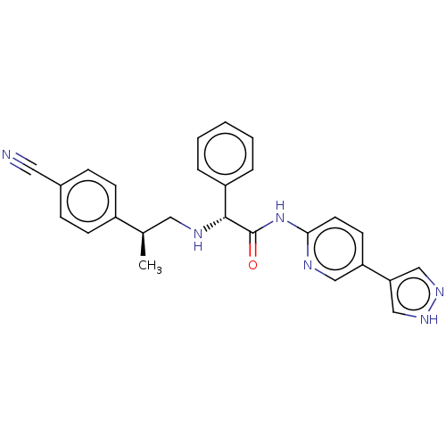 Chemical structure of BindingDB Monomer ID 542322