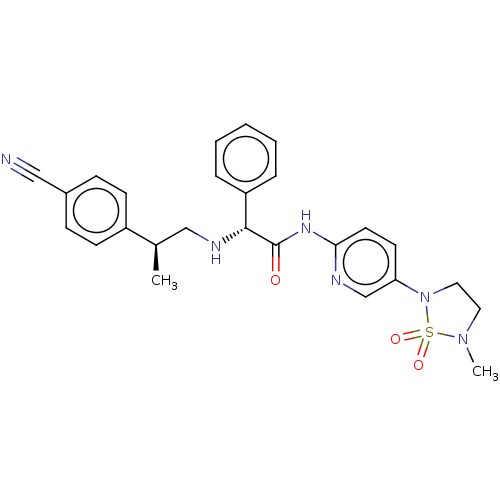 Chemical structure of BindingDB Monomer ID 542332