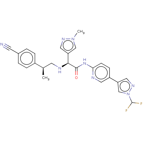 Chemical structure of BindingDB Monomer ID 542383
