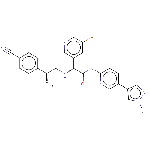 Chemical structure of BindingDB Monomer ID 542385