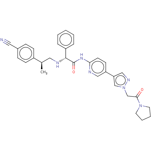 Chemical structure of BindingDB Monomer ID 542391