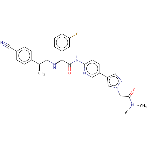 Chemical structure of BindingDB Monomer ID 542405